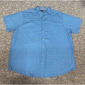 Lee Men’s Short Sleeve Button Up Shirt Size 2xL